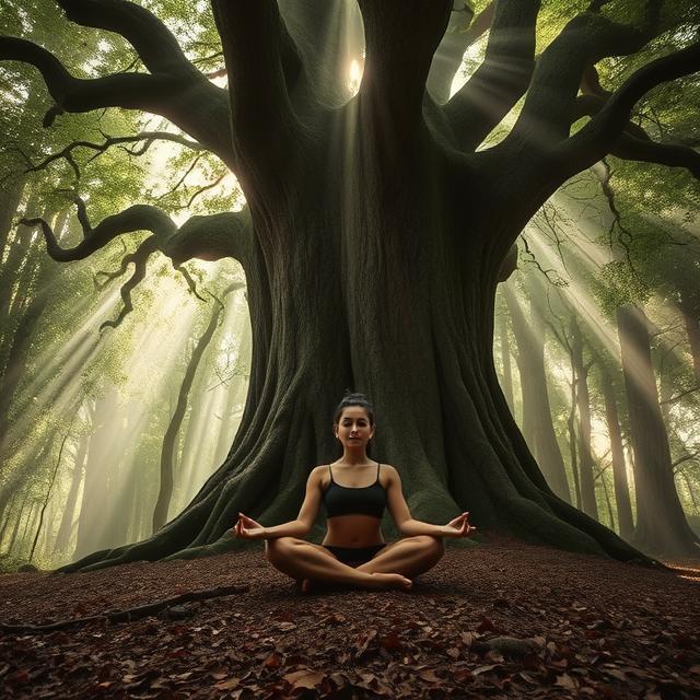 Zona de meditación con decoración minimalista