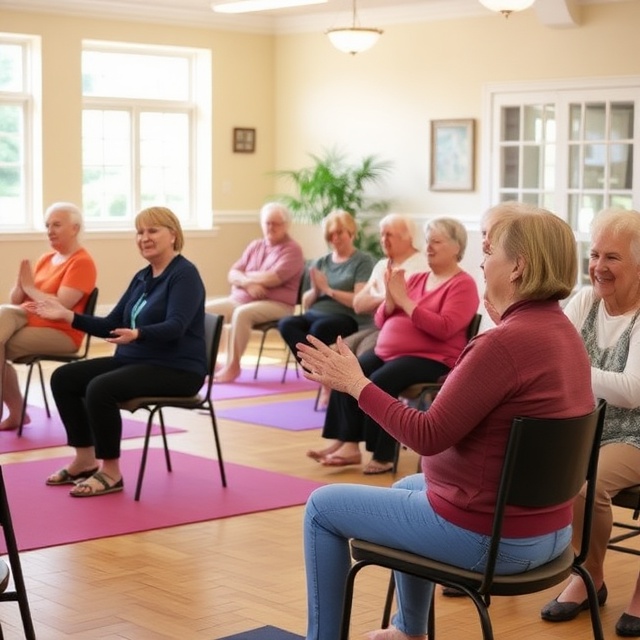 Estudio de yoga con luz natural